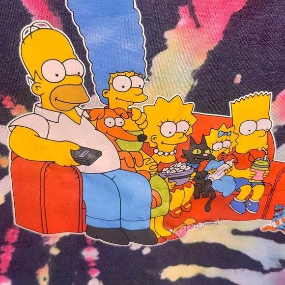 MAD Engine Colorful Tie-Dye Cartoon Hoodie - Picture 3 of 4